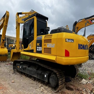 เครื่องขุด PC220 Komatsu ของญี่ปุ่นมือสองสภาพดีเครื่องยนต์ราคาถูกและปั๊ม - Product Image 2