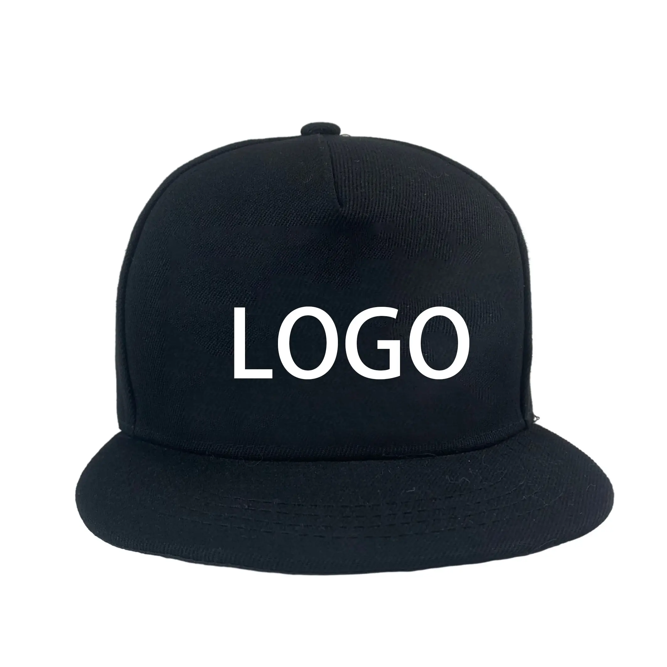 New Styles 6 Panel Fitted Snapback Custom Embroidery Logo Flat Brim Baseball Sport Cap For team