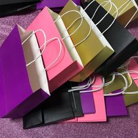 Sacs d'extension de cheveux en satin à cordon de serrage de taille personnalisée Nusface avec glands, boîtes de faisceaux de cheveux et sacs en plusieurs tailles