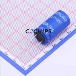 ซุปเปอร์คาปาซิเตอร์ UCZSS2R7306N160030E แบบ Through hole (THT), ระยะขา P=7.7 มม. ความจุ 30F 0%~+30% แรงดัน 2.7V กระแสไฟ 8uA ที่ 72 ชั่วโมง - Product Image 1