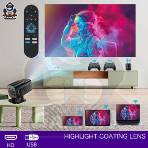 Hcs350pro + Máy Chiếu Thông Minh Tốt Nhất Bán 450 ANSI Lumens 8G RAM 30000 + Chơi Game 1080P Độ Phân Giải Điều Khiển Bằng Giọng Nói, Android 11" - Product Image 6