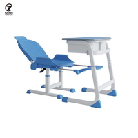 Bureaux d'étude traditionnels pour étudiants, doubles places, design ergonomique, chaises d'école pliables à hauteur réglable en métal pour enfants