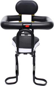 Enfant vélo siège avant sécurité enfants bébé montage <span class=keywords><strong>porte</strong></span>-vélo coussin Ultra-amortisseur réglable VTT chaise - Product Image 3