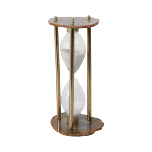 Clessidra Decorativa con Cornice in Resina e Vetro, Timer a Sabbia per Casa, Ufficio, Scrivania, Soggiorno, Scaffale - Product Image 4