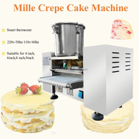 Machine à crêpes à haut rendement 200-300 pcs/h Mille Pancake Crepe Maker Making Machine automatique Mini Thousand Layer Pancake Wrapper Machine