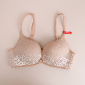 Paerlan Push-up Mesh Nylon U-back Add <strong>1</strong> <strong>Cup</strong> <strong>Bra</strong> &amp; Brief Sets Lace Underwear Set for Sexy Women - Product Image 5