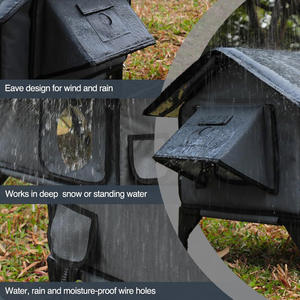 Nuova casa per gatti riscaldata all'aperto impermeabile riparo invernale con letto caldo per gatti randagi colonia selvaggia resistente alle intemperie - Product Image 4