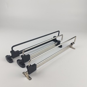 Rail de penderie coulissant à montage supérieur, porte-vêtements rétractable, support à pantalons pour placard, organisateur de quincaillerie de meuble - Product Image 5