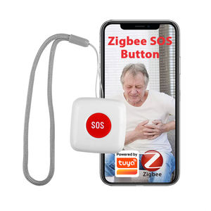 ZB-SOS-2 Tuya อุปกรณ์ฉุกเฉินอัจฉริยะสำหรับผู้สูงอายุ Zigbee ปุ่มกดขอความช่วยเหลือฉุกเฉิน พร้อมอุปกรณ์การแพทย์ - Product Image 1
