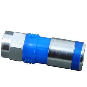 <span class=keywords><strong>Antenne</strong></span> CATV RF coaxiale 75 ohms, connecteur de compression de type F pour câble coaxial RG6 50 ohms 1P - Product Image 1
