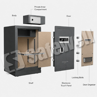 Caja Fuerte Electrónica Grande de Seguridad OEM Safewell con Cerradura Digital, Gabinete de Acero Resistente para Oficina, Efectivo y Documentos