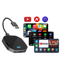 Adaptador Inalámbrico CarPlay Android Auto PhoebusLink FB2, Ranura para Tarjeta de Expansión del Sistema Android 12 para Radio de Coche Mercedes NTG 4.0