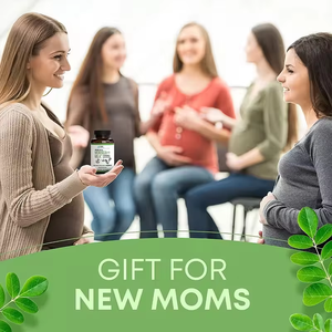 Organic <strong>Moringa</strong> for Lactation Support 500mg Adult Vitamins Capsules (120 Count/Bottle) - Product Image 4