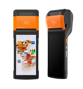 SUNMI V2S contactless card payment handheld android pos terminal with 58mm ticket printer