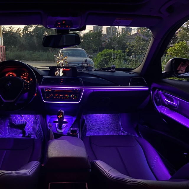 9-color Car Door Neon Ambient Light for Bmw F30 F31 2010-2018 Auto Decorative Atmosphere Automatic Conversion Led Strip Lighting