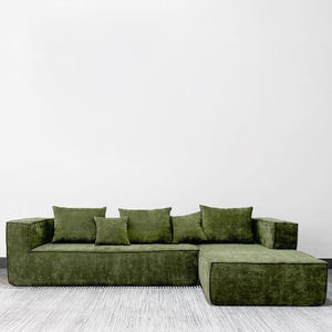 <span class=keywords><strong>Sofa</strong></span> kombinasi hijau zaitun kompresi Skandinavia, <span class=keywords><strong>Sofa</strong></span> Modular busa kepadatan tinggi kasual sederhana kamar tidur dapat disesuaikan - Product Image 2