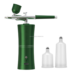 Pistolet aérographe professionnel pour maquillage, coiffure, tatouage, nail art et rehaussement de la ligne des cheveux - Kit de beauté pour salon - Product Image 2