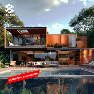 Nhà máy cung cấp 40ft Nhà cung cấp Vàng Modular <span class=keywords><strong>container</strong></span> nhà phẳng gói di động vận chuyển <span class=keywords><strong>container</strong></span> cho biệt thự cửa hàng nhà vệ sinh bao gồm - Product Image 3