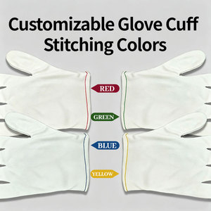 Guantes de Algodón Blanco de Alta Calidad con Puño Elástico, Antideslizantes, Transpirables y Duraderos para Ceremonias, Uniformes y Desfiles - Product Image 5