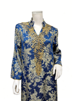 Nouvelle Robe de Soirée Musulmane de Luxe Rétro Printemps, Broderie Jacquard, Décoration de Perles, Robe Arabe de Dubaï à Paillettes Tendance
