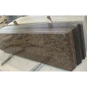 Prefab baltic brown countertop stone granite kitchen counter table vanity tops