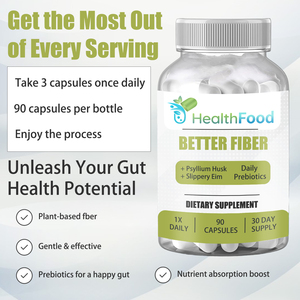 Small MOQ Dietary <b>Supplement</b> for Adults Herbal Formula Better Fiber Capsules Support Digestive Health with Aloe Ferox Powder - Product Image 3