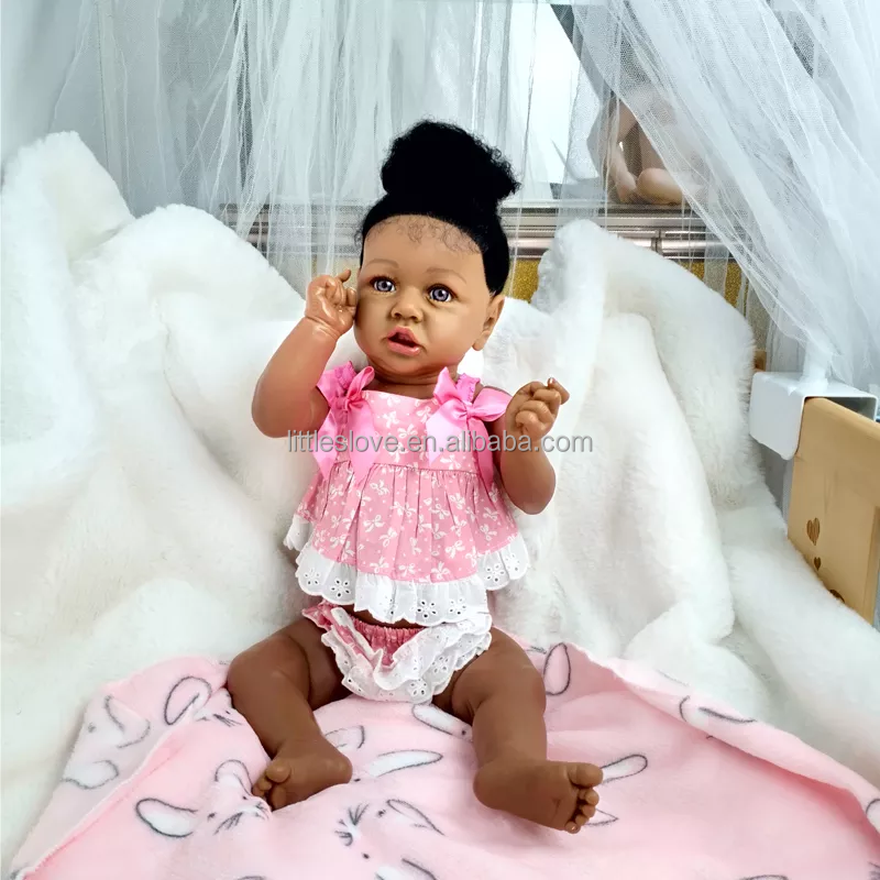 58cm Black Reborn Dolls Finished and