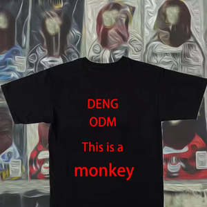 Camiseta de Jersey para Hombre Bapess, 100% Algodón, 280g, Corte Holgado, Estilo Casual Urbano, Patrón de Letras, Estilo Vintage, Dropshipping - Product Image 1