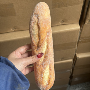 Pâte à pain baguette française parfumée à la noix de coco, levure en poudre, garniture au fromage, décoration de surface, pâte à sucre, sirop, modèle faux - Product Image 3