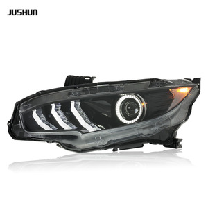 Conjunto de faros delanteros Jushun para Honda Civic 10ª generación, estilo Mustang, lente de proyector DRL - Product Image 4