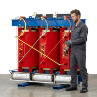 Transformateur de puissance immergé dans l'huile, léger, compact, monté en intérieur, stabilisation de tension 10-35 kV
