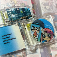 Mini CD personnalisé de haute qualité à breloques kpop Carte CD NFC en plastique pour album de musique intelligent Porte-clés pour album photo coloré et ouvrable pour le bricolage