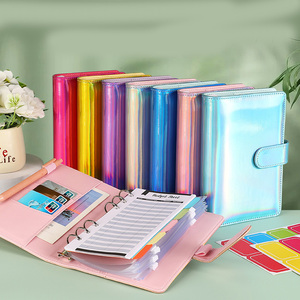 Carnet de notes A5/A6 en cuir PU à feuilles mobiles, couverture de planificateur/agenda, style dessin animé, promotionnel, vente en gros - Product Image 1