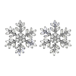 Versatile Compact <b>Studs</b> Pretty Ice <b>Crystals</b> Design Cubic Zircon 925 Solid Sterling Silver High Quality <b>Earring</b> Jewellery - Product Image 2