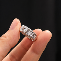 Bague Vintage en Argent avec Citrine Topaze à Effet Ondulé, Quartz de Guérison, Bijou de Luxe Tendance pour Femme
