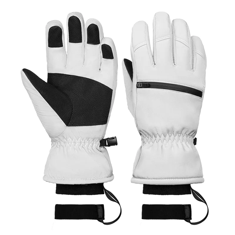 Gants de Ski de Sports de plein air de haute qualité pour hommes Logo personnalisé gants de Snowboard de neige polaire skis skis 2024 nouveau