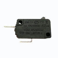 Micro-interrupteur DEWO le moins cher, 16A 20A, 2 voies sans levier, couleur noire, fabricant de micro-interrupteurs