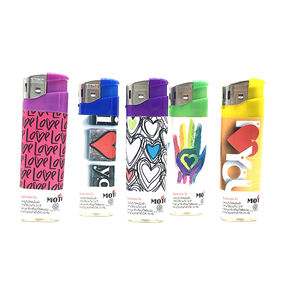 Accendino Elettronico Sottile dal Design Moderno, Accendino Usa e Getta in Plastica <span class=keywords><strong>per</strong></span> Sigarette e Campeggio - Product Image 2