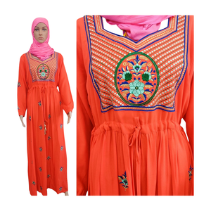 Summer Middle East Puls Size Muslim Robe Women's 2024 New <b>Printed</b> Fashion Half Sleeve Abaya <b>Islamic</b> Kaftan Muslim Dresses - Product Image 2