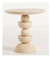 Table d'appoint contemporaine en bois pour salon, chambre, bureau, hôtel et restaurant - Meuble haut de gamme