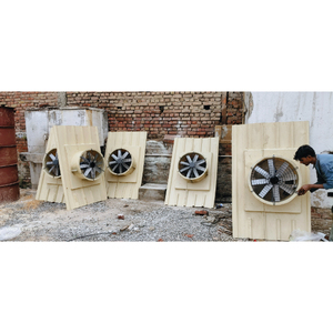 Extractor de Aire Industrial para Techo, Aspas de Aluminio, Alto Flujo de Aire, Ventilador con Cuerpo de FRP, Motor de Cobre, Resistente y Duradero - Product Image 3