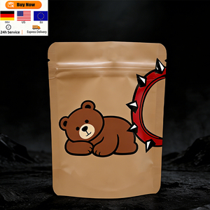 SK Brand Stand up Pouch for Candy Recyclable PE Laminated <b>Material</b> with Zipper Top Customizable - Product Image 1