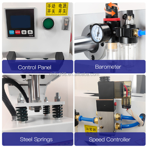 Chất lượng cao 15*15cm khí nén bán tự động chuyển máy in Điều kiện Mới phẳng nhãn Báo Chí nhiệt cho hàng may mặc - Product Image 5