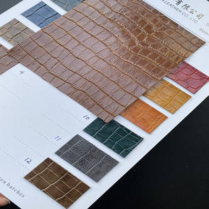 Commercio all'ingrosso PVC <span class=keywords><strong>coccodrillo</strong></span> modello di pelle tessuto impermeabile in pelle artificiale per la borsa scarpe mobili cuscini decorativi divano - Product Image 6