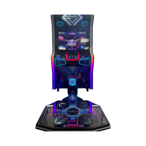 Macchina da Gioco Arcade a Gettoni Metal Mech Jazz per Bambini Dance Revolution Pump It Dance 2 Giocatori 110/220V KUBIXION - Product Image 1