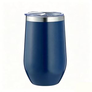 Powder Coat Anti-Slip Exterior Design Wine Glass Tumbler Insulated for Hot and Cold Drinks <b>Christmas</b> <b>Gift</b> Idea ASM09 - Product Image 2