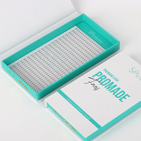 SP EYELASH noir mat Super doux Base pointue ventilateurs de Volume préfabriqués 3D 4D 10D 20D CC D Curl ventilateurs préfabriqués ventilateurs lâches faits à la main