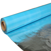 Barrière radiante en tissu tissé avec dos en feuille d'aluminium, isolation réfléchissante standard AS1530, résistante à l'eau, pour murs et toitures