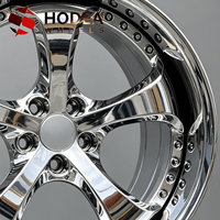 Jantes forgées rétro classiques à 5 branches en 2 parties pour Porsche Camaro Mustang 18/19/20/21/22 pouces, jantes chromées pour berline électrique modèle 3/Y
