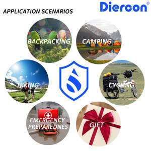 <span class=keywords><strong>Kit</strong></span> de survie avec <span class=keywords><strong>filtre</strong></span> à <span class=keywords><strong>eau</strong></span> portable Diercon, purificateur autonettoyant pour le camping et la randonnée (PS PRO) - Product Image 4